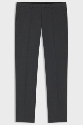 Extra-slim-fit trousers in super-flex fabric, Dark Grey