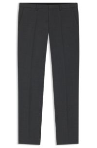 Extra-slim-fit trousers in super-flex fabric, Dark Grey