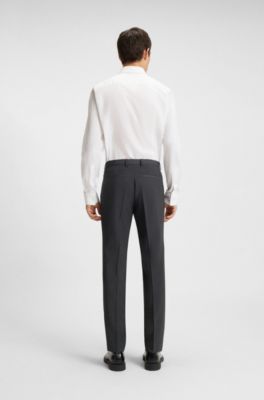 Extra-slim-fit trousers in super-flex fabric, Dark Grey
