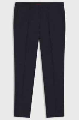 Extra slim-fit broek van superflexibel materiaal, Donkerblauw