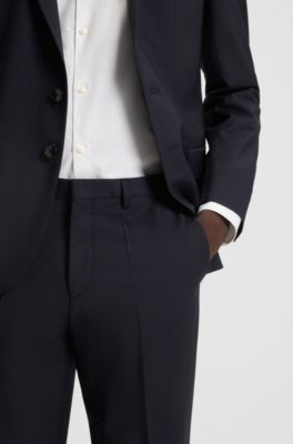 Extra slim-fit broek van superflexibel materiaal, Donkerblauw