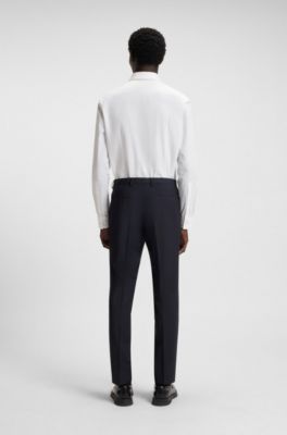 Extra slim-fit broek van superflexibel materiaal, Donkerblauw