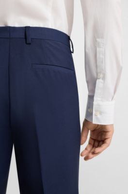 Pantalon Extra Slim en tissu tr&egrave;s souple, Bleu