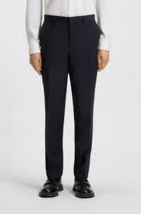 Slim-Fit Hose aus Stretch-Gewebe , Dunkelblau