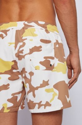 hugo boss camo swim shorts