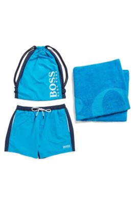 hugo boss beach towel set