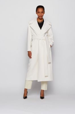 hugo boss virgin wool coat