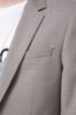 Slim-fit suit in virgin wool with micro pattern, Light Brown