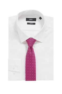 hugo pink tie
