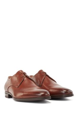 hugo boss loafers brown