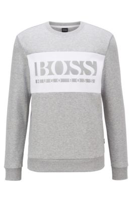 hugo boss jumper grey