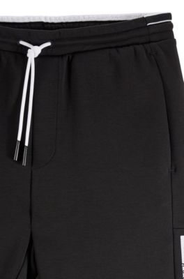 mens black hugo boss joggers