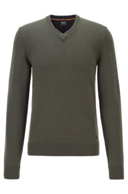 hugo boss v neck jumper sale