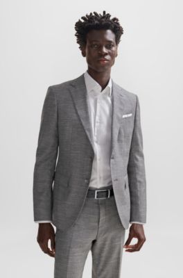 Reversible belt in structured Italian leather, Black