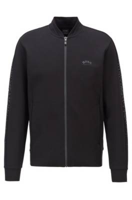 Sweat zippé Relaxed Fit à motif artistique réfléchissant