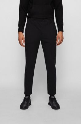 BOSS - Relaxed-fit tracksuit bottoms 