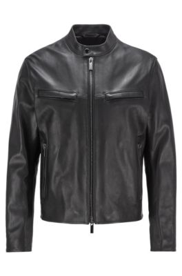 hugo boss mercedes leather jacket