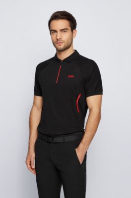 hugo boss mens golf shirts