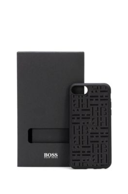 BOSS - Monogram-embossed iPhone case 