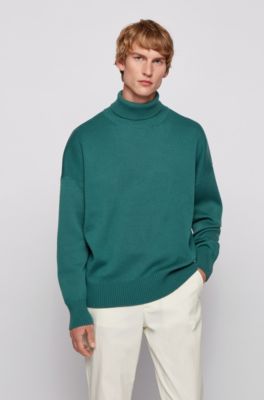 hugo boss green sweater