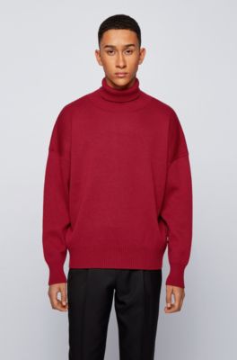 hugo boss red sweater