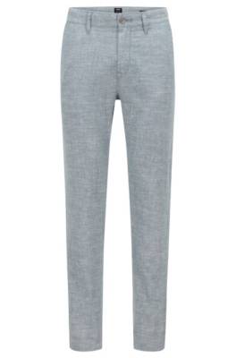 Pantalon Tapered Fit en chanvre et coton biologique