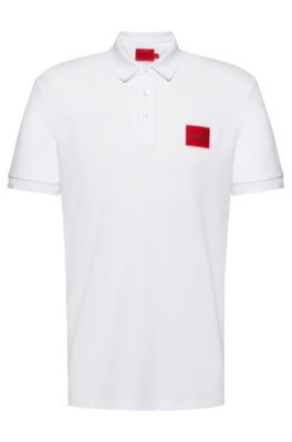 boss polo shirt white