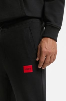 Logo tracksuit bottoms, Black