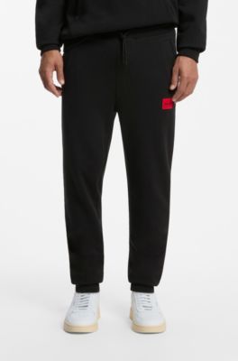 Logo tracksuit bottoms, Black