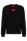 HUGO 雨果红色徽标标签棉质毛圈布运动衫,  001_Black
