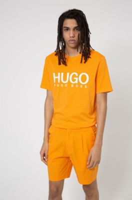 orange hugo boss tshirt
