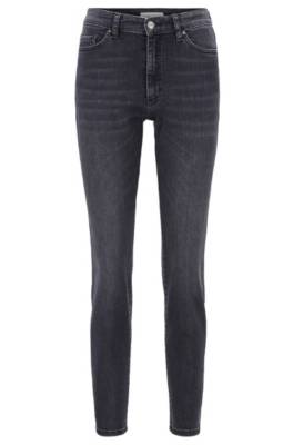 Jean Regular Fit en denim super stretch bleu-noir