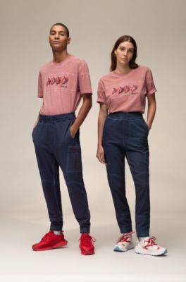 pink hugo boss t shirt