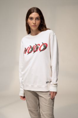 womens white hugo boss jumper