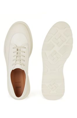 boss white shoes