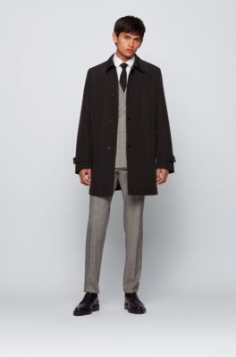 hugo boss mens overcoat