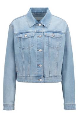 Veste en jean Relaxed Fit bleu délavé