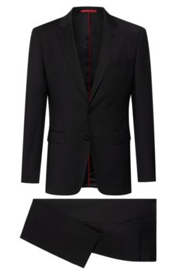 hugo boss virgin wool suit