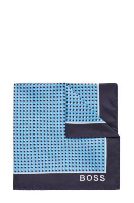 BOSS - Italian-made silk pocket square 