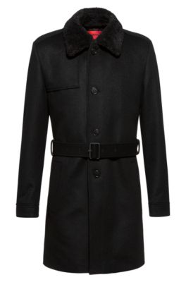 hugo boss teddy coat