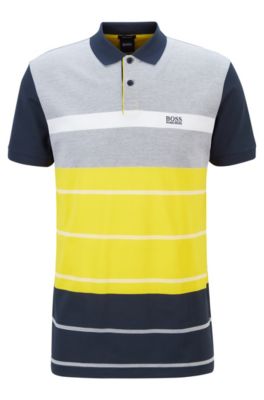 hugo boss zip polo