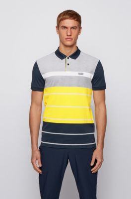 yellow hugo boss t shirt