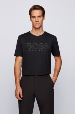 boss t shirt gold