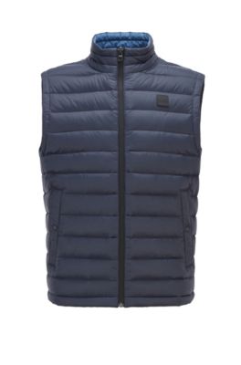 BOSS - Packable down gilet with water-repellent outer
