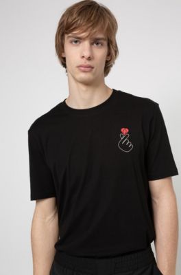 hugo boss cotton t shirts