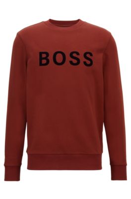red hugo boss hoodie