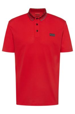 red hugo boss t shirt