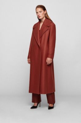 relaxed wool coat