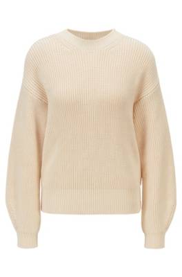Pull Relaxed Fit en coton structuré