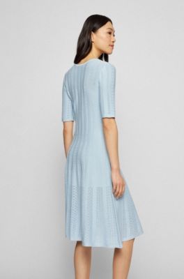 hugo boss blue dress